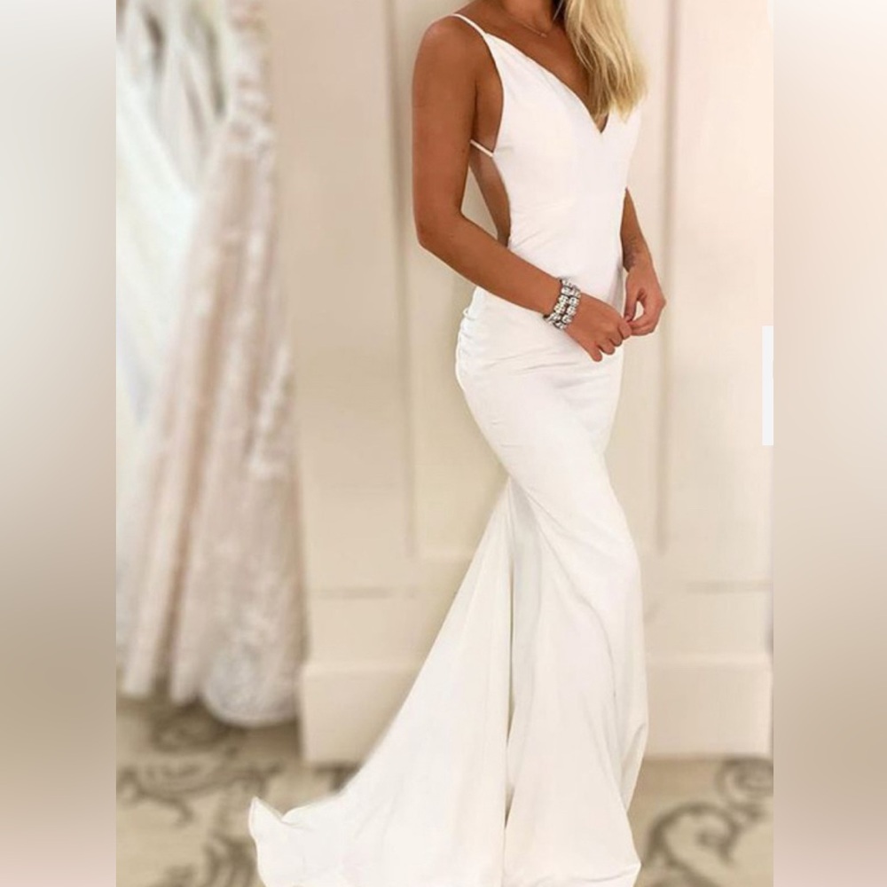 Elegant White Gown